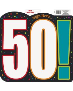 Panneau anniversaire 50 ans