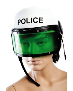 Casque de police avec visière