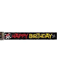 Bannière pirate Happy Birthday