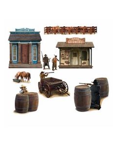 Poster banque et prison western – x9
