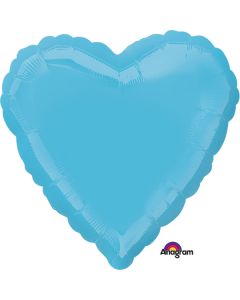 Ballon hélium coeur bleu