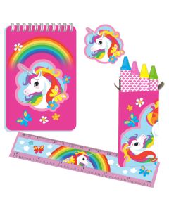 Kit papeterie licorne