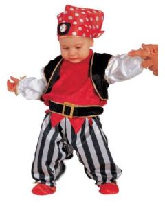Déguisement bébé pirate - 12 mois