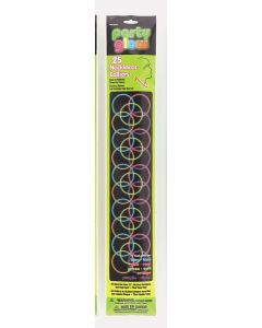 25 colliers fluorescents - plusieurs couleurs