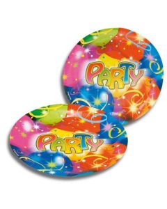 8 assiettes Ballon Party