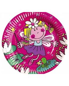 8 assiettes Funky fairy