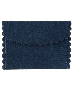 4 Pochettes jean ciel Coton 