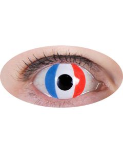 Lentilles de contact - Drapeau français