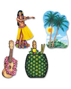 4 décors Hawaï