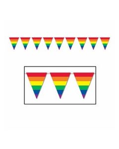 Guirlande fanion arc-en-ciel