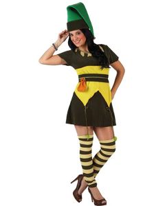 Costume adulte femme elf