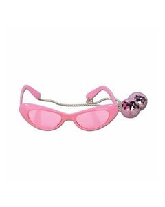 Lunettes et boucles d’oreilles disco