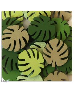 x30 Feuilles Bois Tropicales