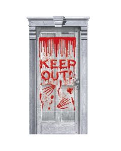 Décor de porte Keep Out