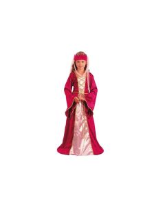 Déguisement fille reine - rose - 4/6 ans