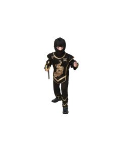 Costume garçon ninja - or  - Taille 4/6 ans