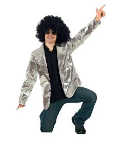 Veste adulte Disco argentée