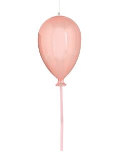 Faux ballons rose en verre