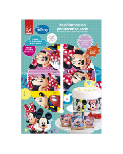Décoration biscuit en pâte à sucre - Mickey et Minnie