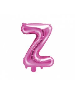 Ballon rose lettre Z - 36 cm