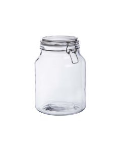 Bonbonnière en verre fermeture metal 3L