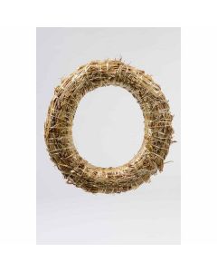 Couronne de paille de Noël – Ø 25 cm