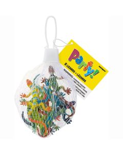 8 Lézards - jouets pour piñata - 7 cm