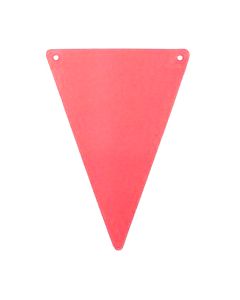 5 fanions 15 x 21 cm – rouge