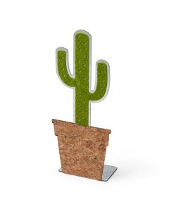 Cactus métal et liège 20 cm