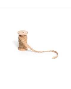 ruban tressé ajouré en jute