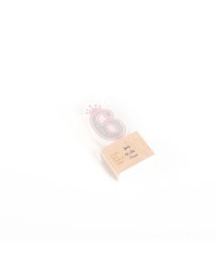 bougie princesse chiffre 6
