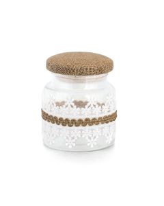 Bonbonnière Verre Jute
