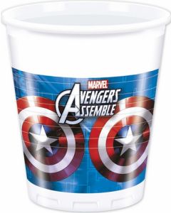 8 gobelets Avengers Capitain America