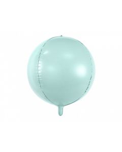 Ballon Mylar bleu vert menthe