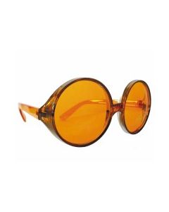 Lunettes Hippie géantes - oranges