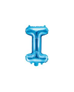 Ballon bleu lettre I - 36 cm