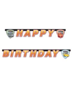 Guirlande Happy Birthday Cars 3