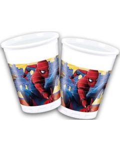 8 gobelets - Spiderman Homecoming
