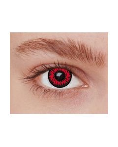 Lentilles de contact - loup rouge