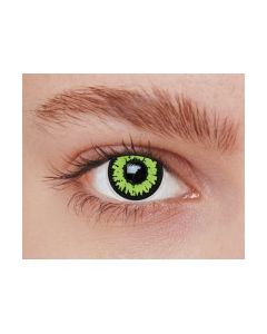 Lentilles de contact - loup vert