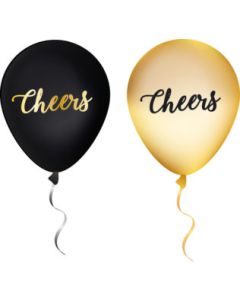 ballons latex "cheers"