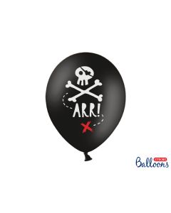 Ballon anniversaire pirate noir