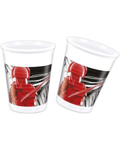 8 gobelets en plastique  - The Last Jedi