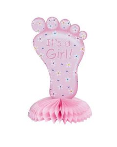 pied it's a girl rose