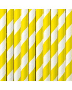 Paille blanche et jaune