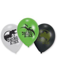 6 ballons dinosaures