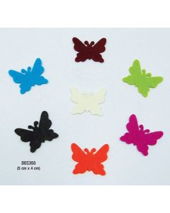 Papillons en feutrine