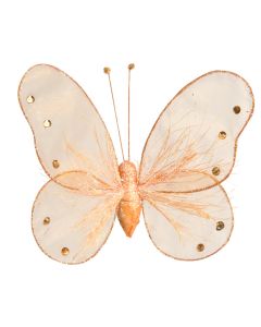 Papillon organdi - mandarine