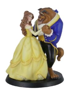 Figurine La Belle et la Bête dansant