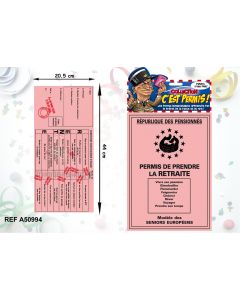 Permis de prendre sa retraite